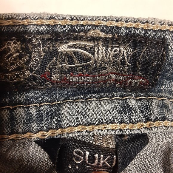 Silver Jeans Women's Suki Mid Slim Boot Jeans 1000280 Size 31x31 - Picture 6 of 7